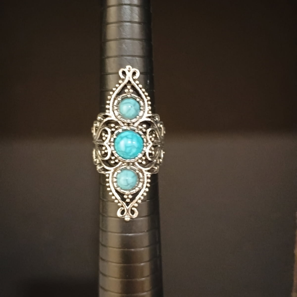 Beautiful bohemian-style statement ring